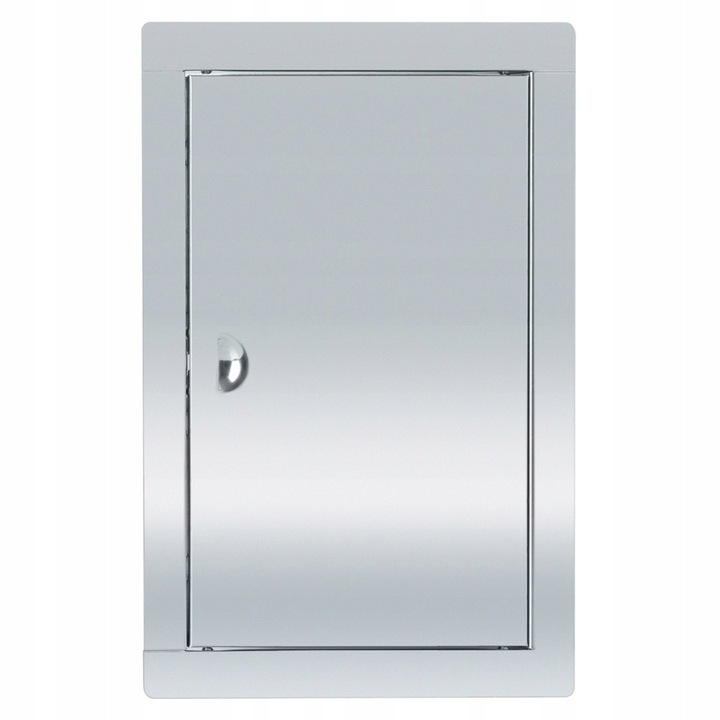 Usa de vizitare metalice F.H. ANA 20x30cm, inox, cu deschidere usoara, inchidere pe zavor