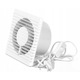 Ventilator baie F.H. ANA cu supapa retur si intrerupator Fi 125