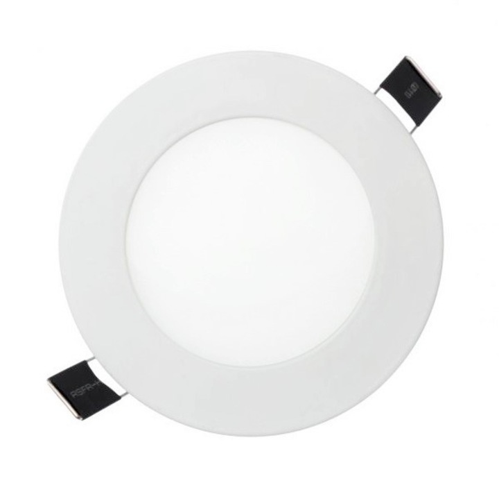 Spot LED incastrat Spectrum LED, model ALGINE ECO ROUND, 18W, alb, dimensiuni 225x27mm, lumina calda.