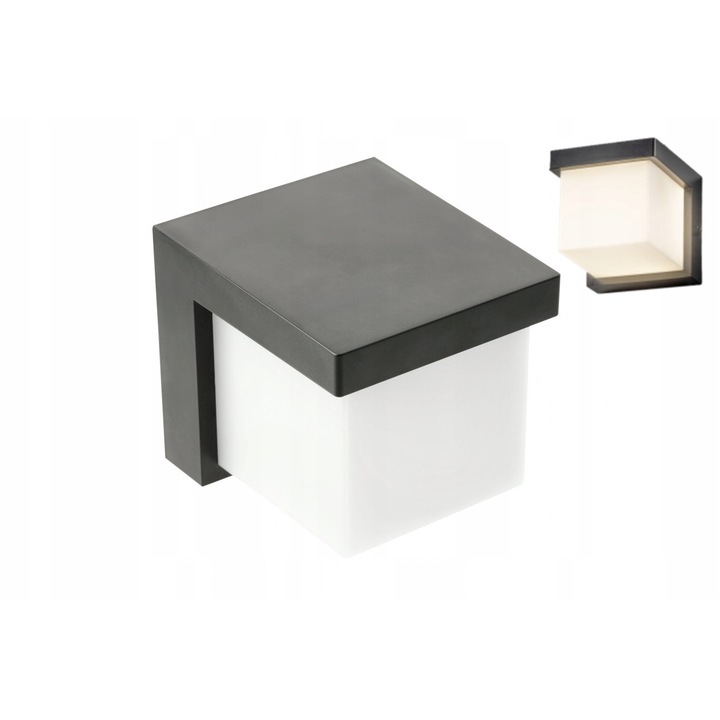 Aplica LED GTV 10W, exterior, pentru perete, iluminat gradina