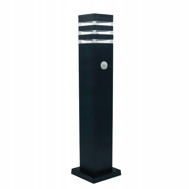 Stalp de iluminat patrat ProVero E27 60 cm negru
