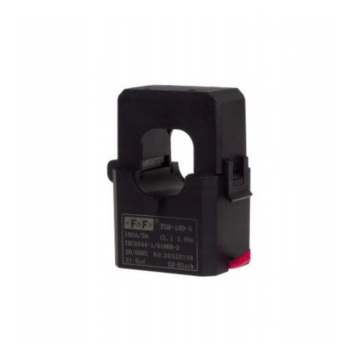 Transformator de curent miniatural cu miez detasabil 100/5A 1,5VA TOM-100-5