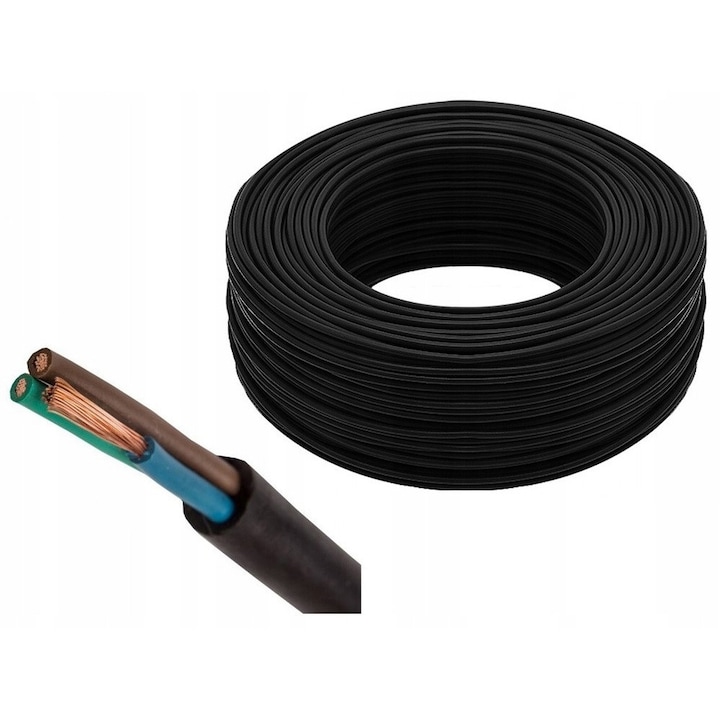 CABLU INDUSTRIAL H07RN-F OnPD 3x6 CAUCIUCAT ROTUND 7M NEGRU