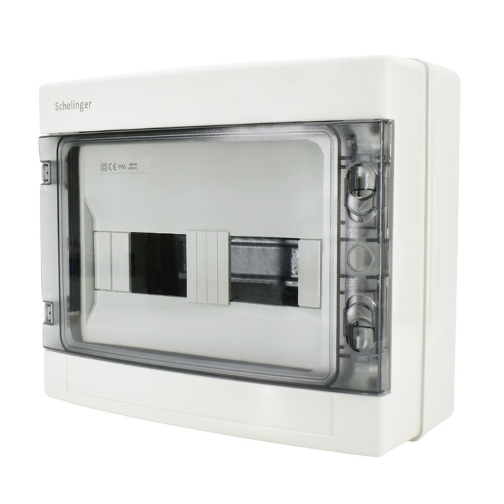 Tablouri electrice, Rozdzielnia Natynkowa Hermetyczna 1x12P, IP65, 300x260x140mm, N+PE