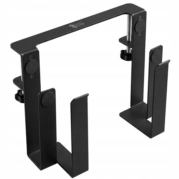 Suport laptop Spacetronik, organizator lateral, negru