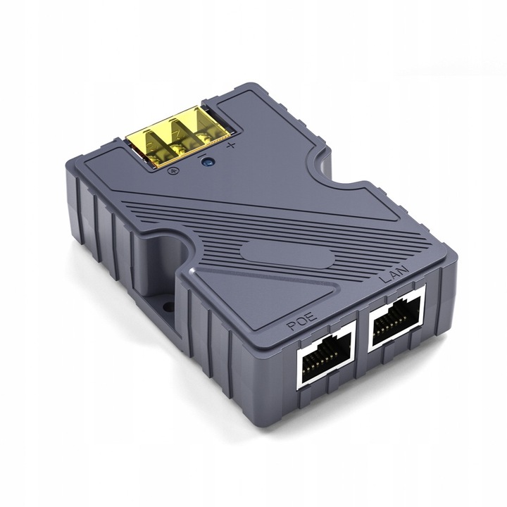 Injector PoE Starlink 48V 150W 150Mbps 2x Adaptor RJ45