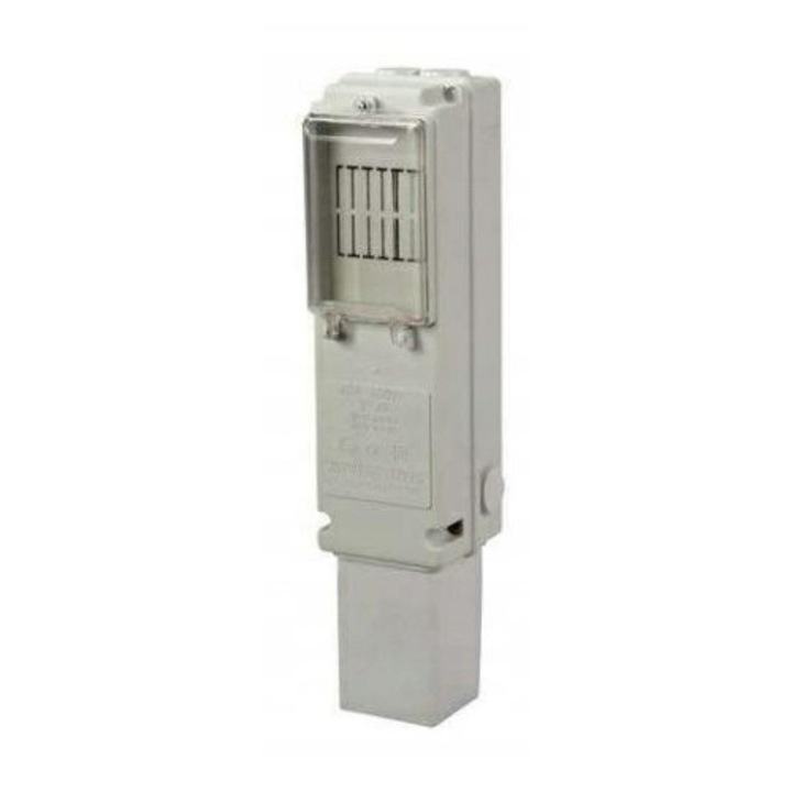 Conector stalp, Polam Naklo 6652-001 40A IP44, 3 module, 120mm, gri