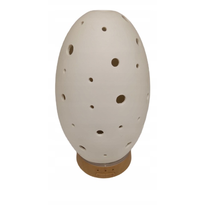 Difuzor aromaterapie, ceramic, ou, 120ml, alb