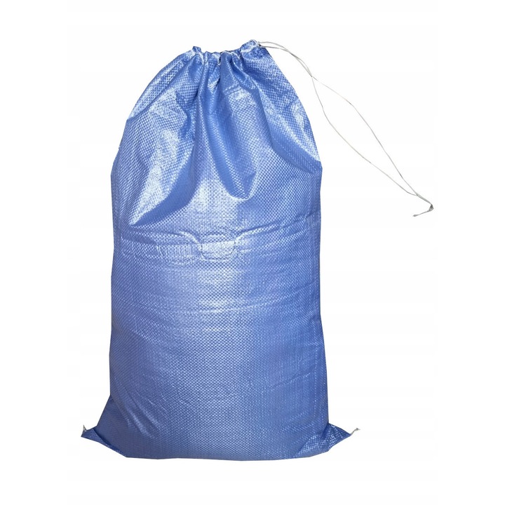Sac din polipropilena, 50x80cm, 25-30kg, albastru