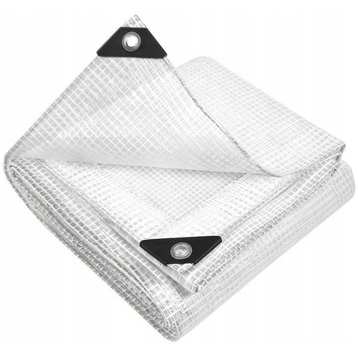 Prelata 4m x 8m, WDB PLAST, 100g/m2, transparenta, impermeabila