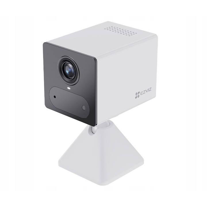 Camera de supraveghere EZVIZ CB2 4G, 2K, alb, dimensiuni 52x39,1x39,1mm, cu microfon si difuzor