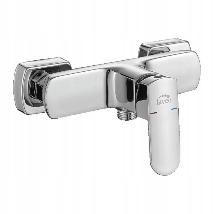 Laveo Calla mosogató csaptelep, króm, fali, 100mm, 19,8 l/perc