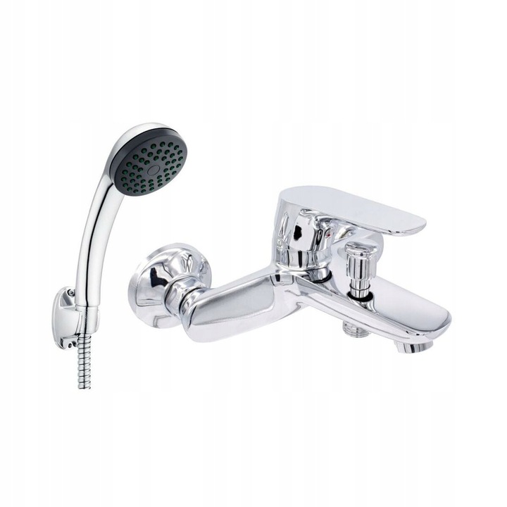 Liveno fali kádcsaptelep, króm, 1 fogantyú, 11.5x12.5cm