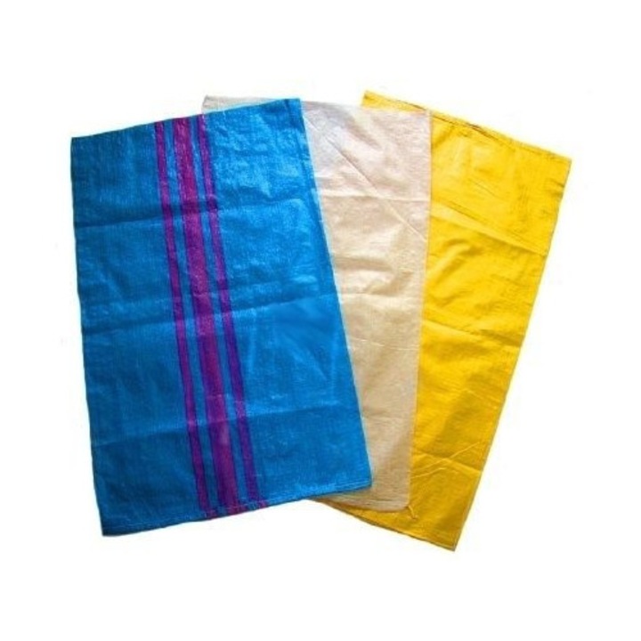 Set 50 worki polipropylenowe 65x105 cm, Stapo, verde, capacitate 50 kg