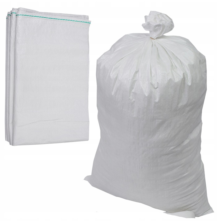 Sacii Stapo 50kg, 65x105cm, alb, set 100 bucati