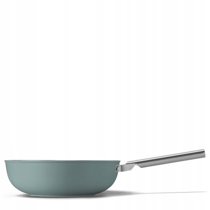 Tigaie Wok Smeg, 30 cm, verde, 539x314x95mm