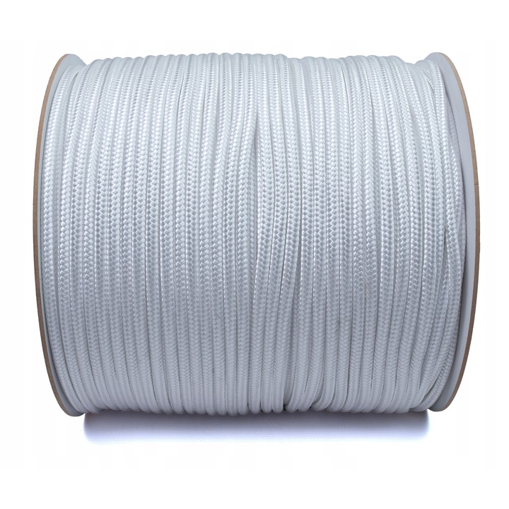 Полипропиленово въже 10мм, бяло, 200м, UV устойчиво, за строителство и градинарство