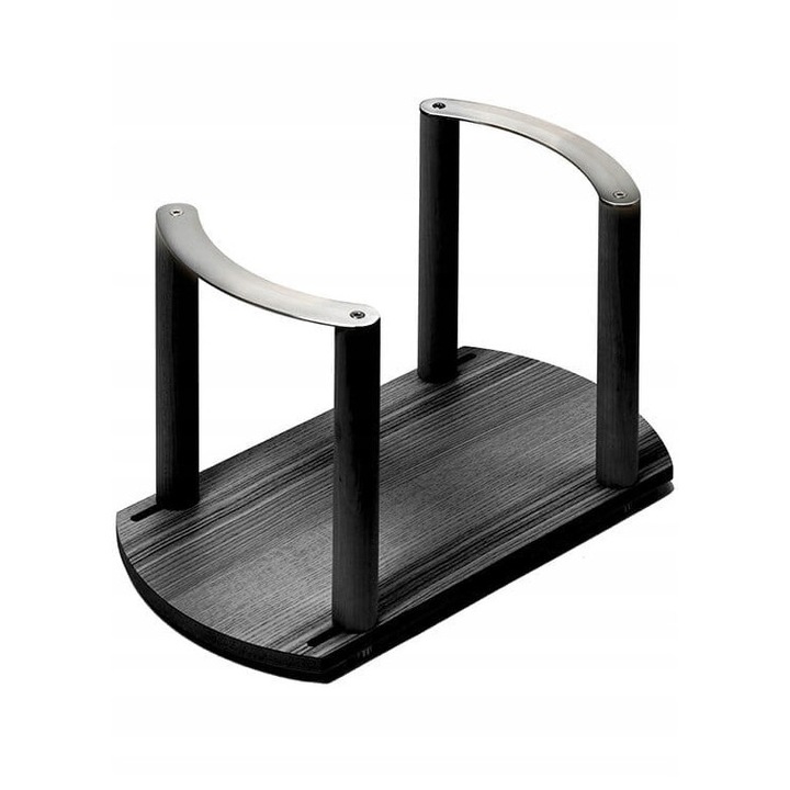 Suport pentru farfurii Peka FineLine LiniQ, negru, 191x340x180mm