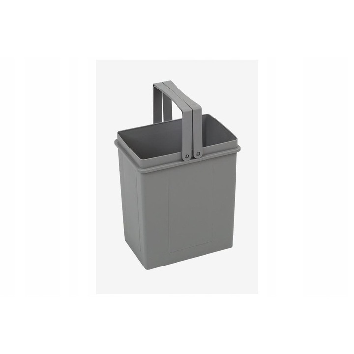 Pojemnik de gunoi Peka 8 litri, gri, 152x225mm, 295mm inaltime