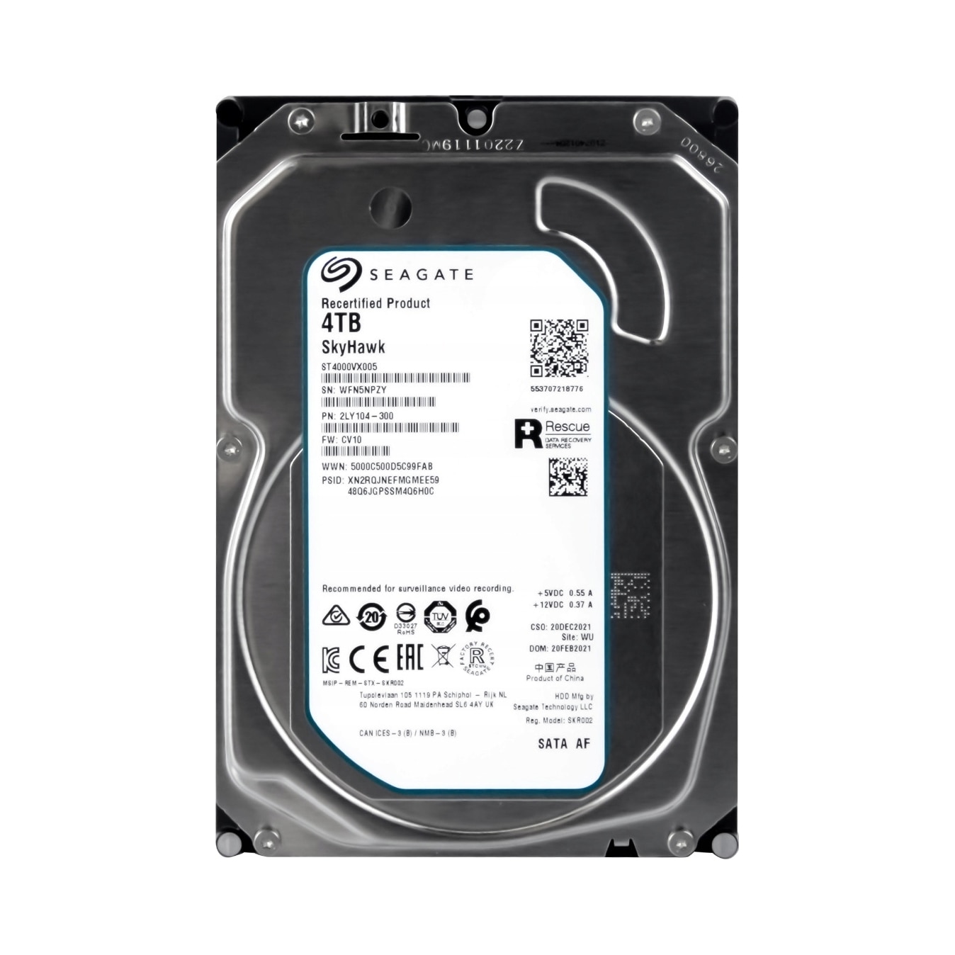 HDD Seagate BarraCuda® 4TB, 5900rpm, 64MB cache, SATA III - eMAG.ro