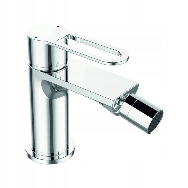 Baterie bideta cu clic-clac ASTA, crom, 121mm inaltime, 113mm lungime, montare pe blatul baii