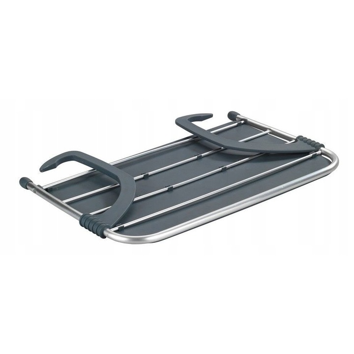 Uscator de rufe 2w1, Wenko, cu functie de masa, 53x34x16cm, alb