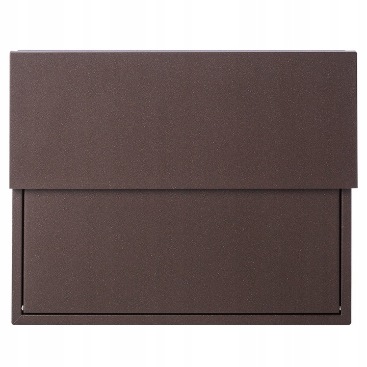 PM 3K postaláda, PSG, 410x330x102mm, fém, bronz színű, 2 kulccsal