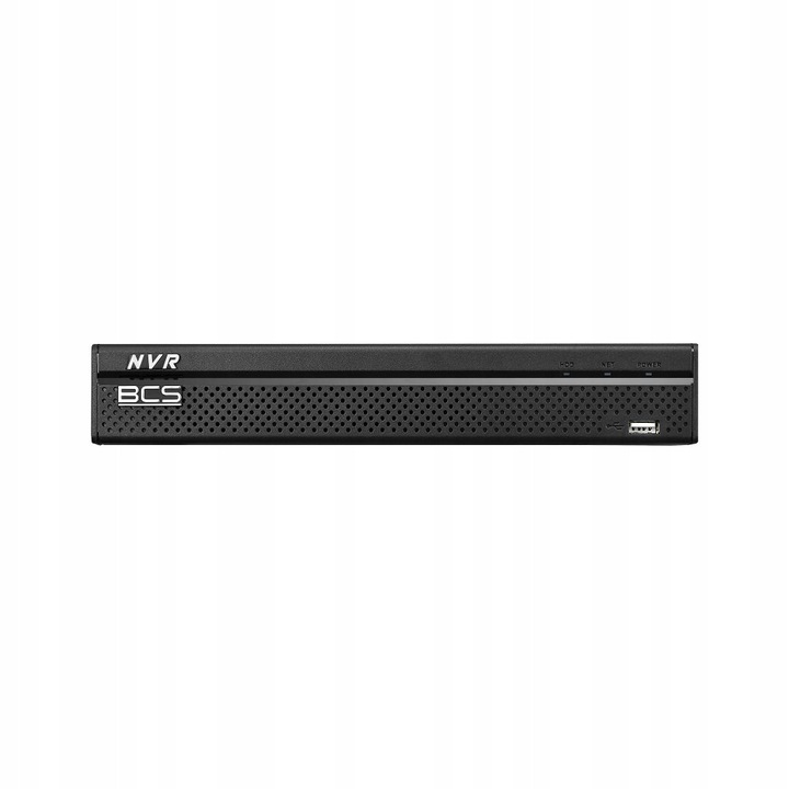 IP рекордер 8 канала BCS-L-NVR0801-4KE-8P, 8x PoE, 8 Mpix, 10 TB, 260x232.5x50.3mm