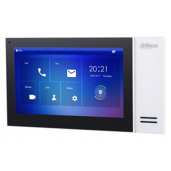 Monitor VTH2421FW-P, Dahua, 7" TFT LCD, intercom, 221.5x21.5x119.6mm