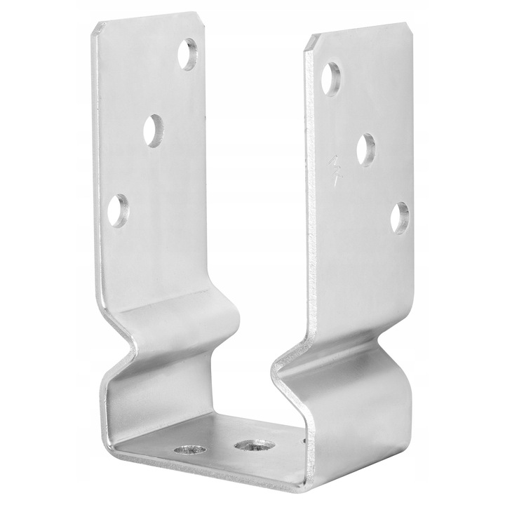 Set de 6 baze pentru stalpi tip 'U', Mark, 70x60mm, grosime 4mm, inaltime 150mm