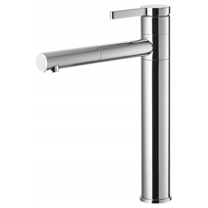 Magas szaniter csaptelep, CARLA, fényes króm, forgatható