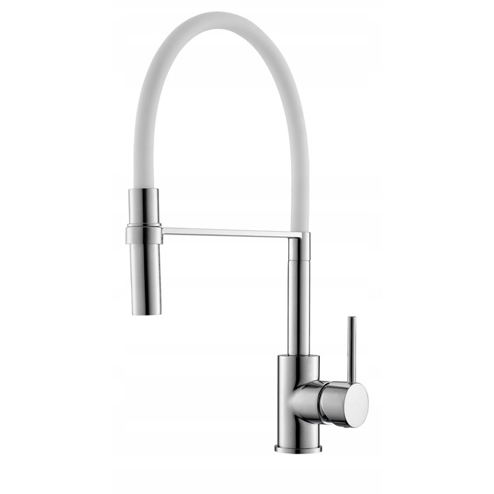 Baterie sanitara Moderno Eve, crom + gri, 45x25,2cm, montaj simplu