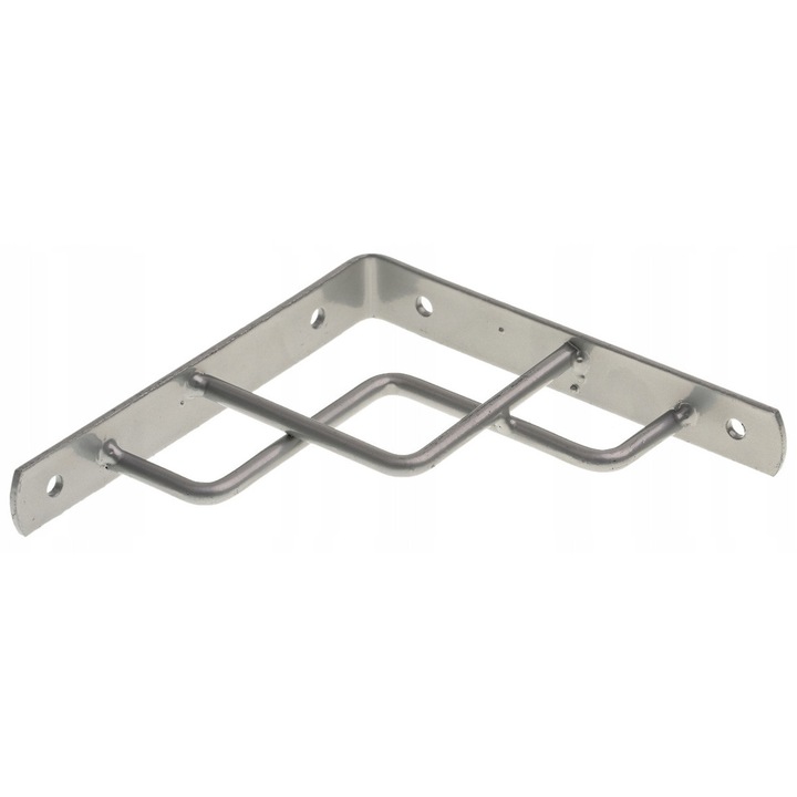 Suport decorativ Mark 150x150mm, argintiu mat, set 10 bucati