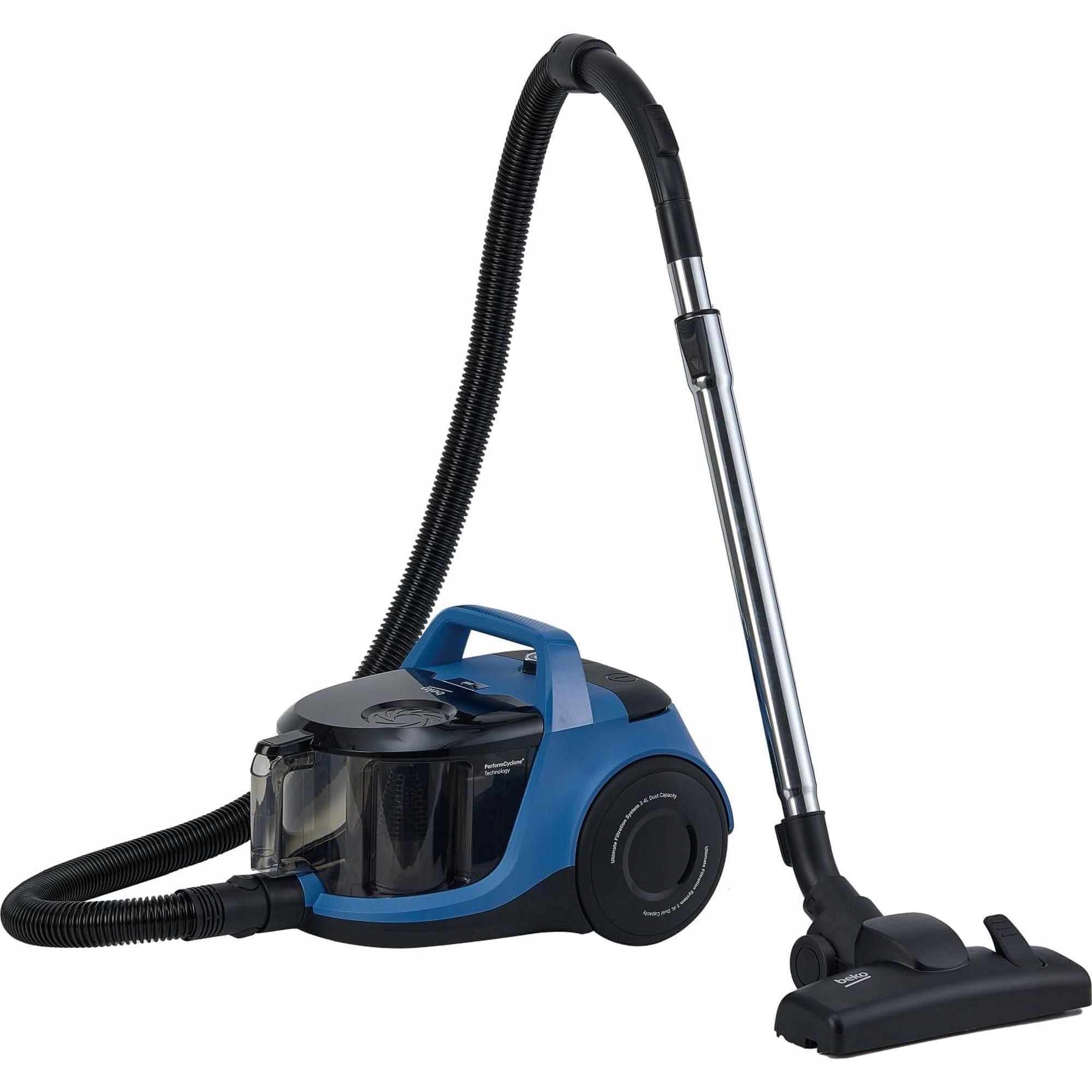 Aspirator fara sac Beko NovaClean VCO 54501 AB, 890W, 3,4L, negru-albastru