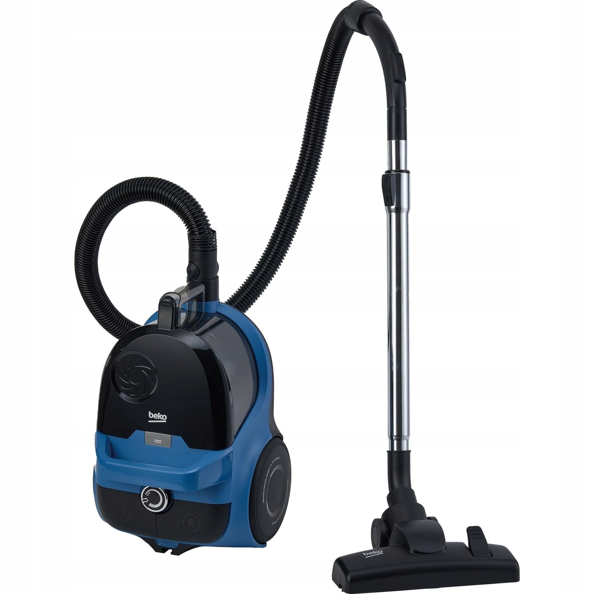 Aspirator fara sac Beko NovaClean VCO 54501 AB, 890W, 3,4L, negru-albastru
