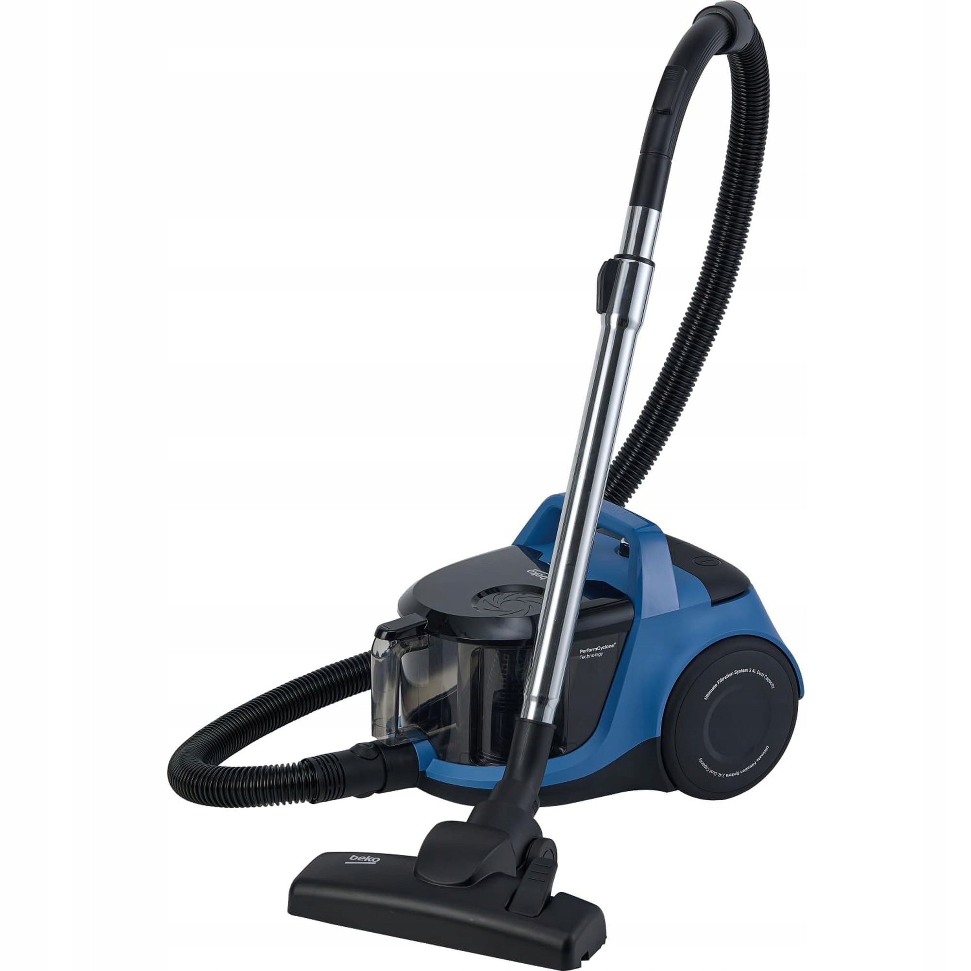 Aspirator fara sac Beko NovaClean VCO 54501 AB, 890W, 3,4L, negru-albastru