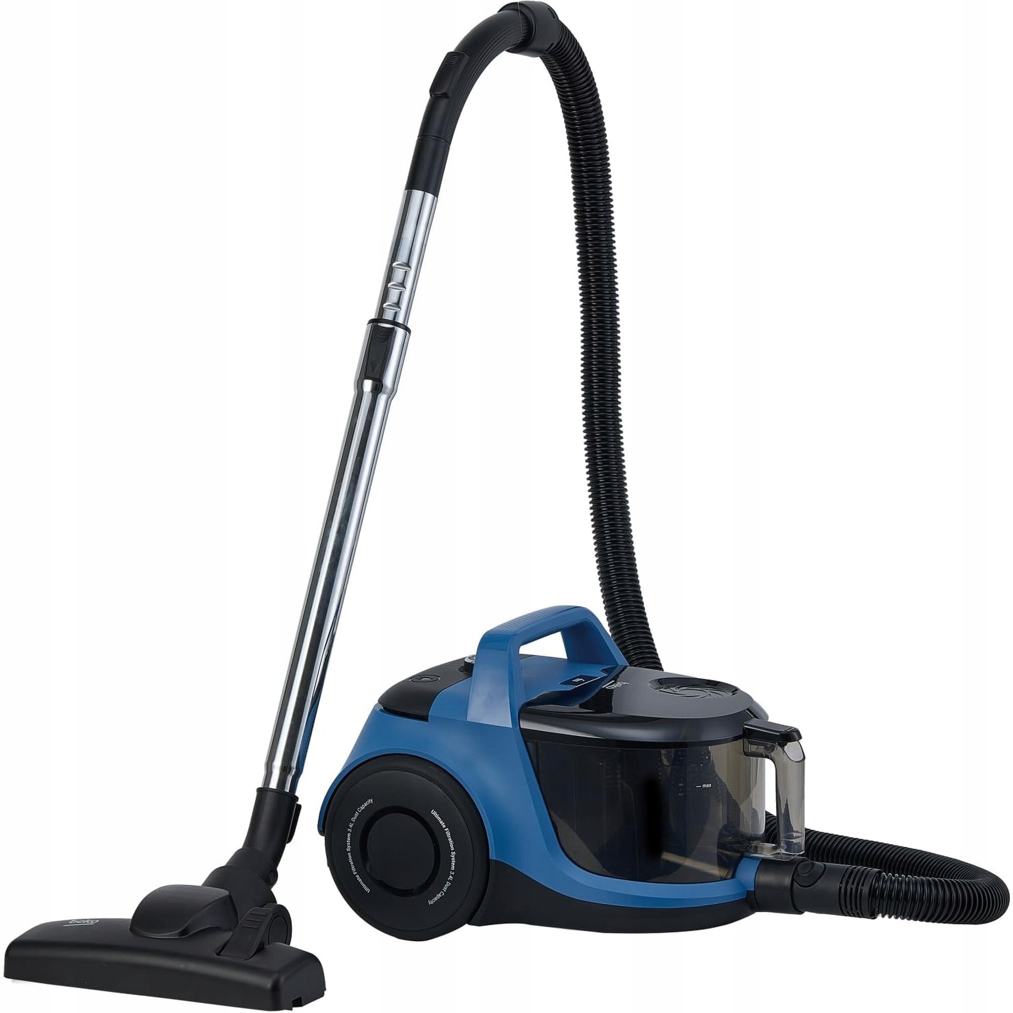 Aspirator fara sac Beko NovaClean VCO 54501 AB, 890W, 3,4L, negru-albastru