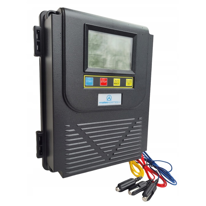 Szivattyú vezérlődoboz, 5.5-11 kW, 400V, szárazonfutás elleni védelem, méretek 250x197x114,5 mm