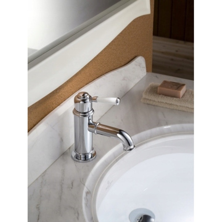 Blue Water Calitri mosdó csaptelep, króm, kerámia, porcelán, 3/8"