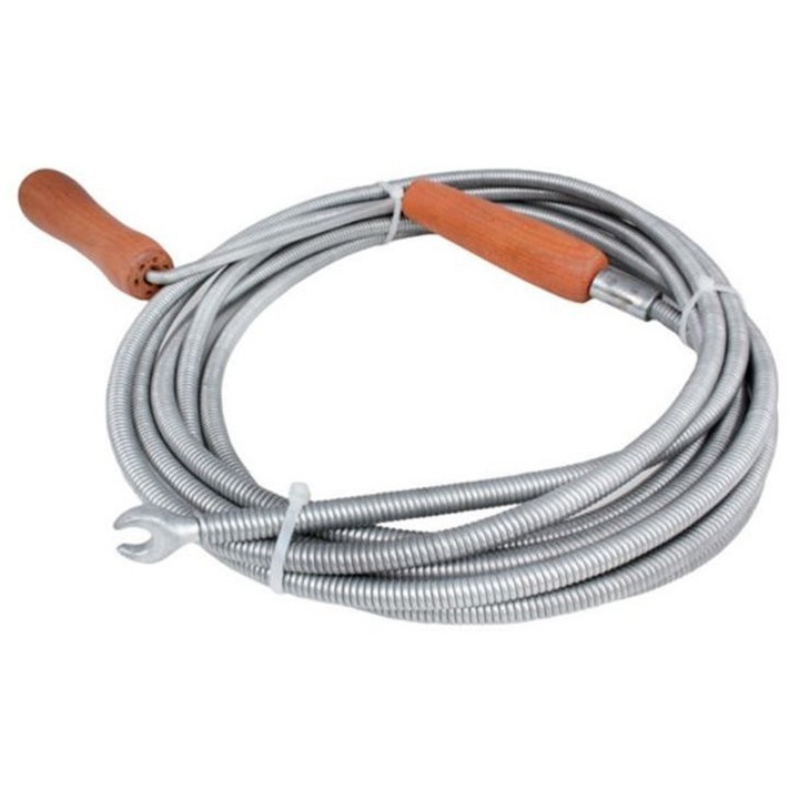 Spirala canalizare Km Express, 11x5m, cu maner din lemn