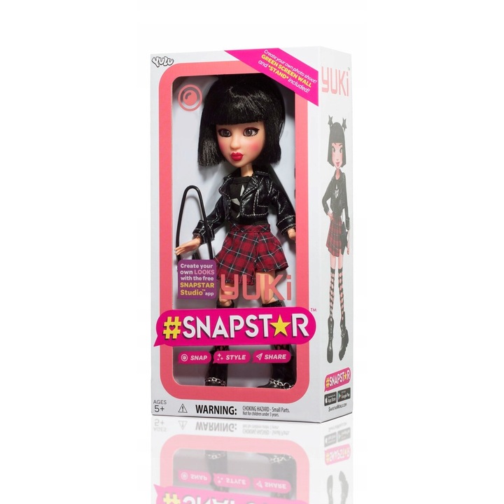 Yuki Snapstar baba szett, Snapstar, 24cm
