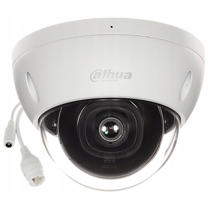 Camera de supraveghere IP DAHUA 5MPx, 2.8mm, alb, vandalo-proof IK10, PoE
