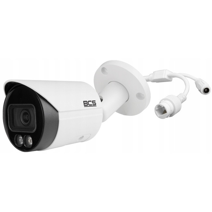 Camera tubara IP BCS-L-TIP18FCR3L3-AI1 8Mpx, tehnologie NightColor, obiectiv 2.8mm, IP67, 166.2x70x70mm