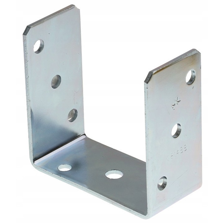 Baza de stalp tip 'U', 70x120x60mm, 10 bucati, zincata, Mark