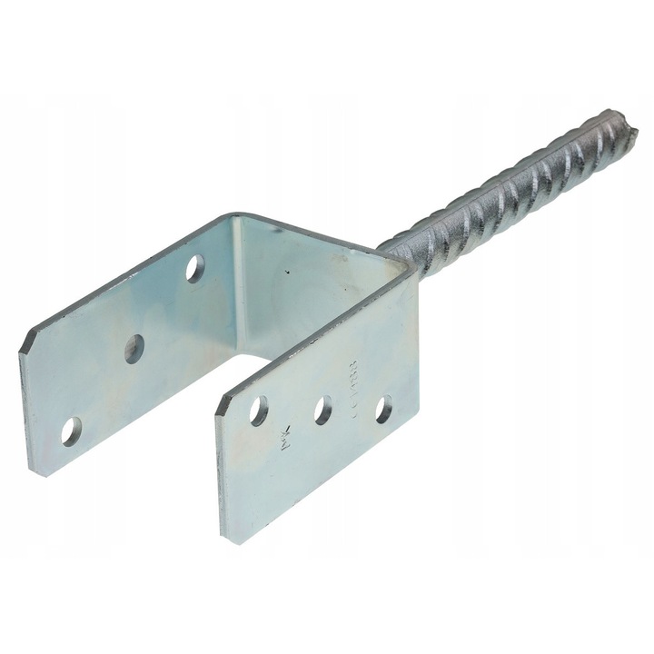 Set 4 baze stalp din otel, 160x120x60mm, grosime 4mm, protectie anticoroziva, marca Mark