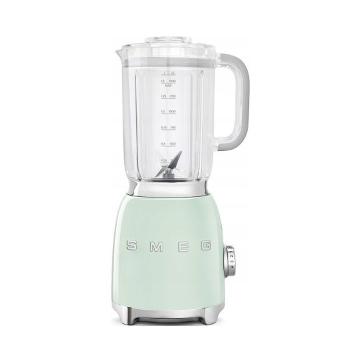 Blender retro Smeg BLF03PGEU, 1,5l, 800W, verde, 397x197x163mm