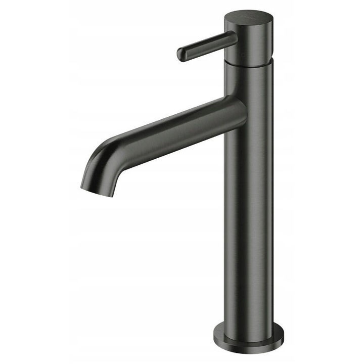 Baterie umywalkowa, OMNIRES Y, 23cm, grafit, inaltime 22,5cm, raza 15cm