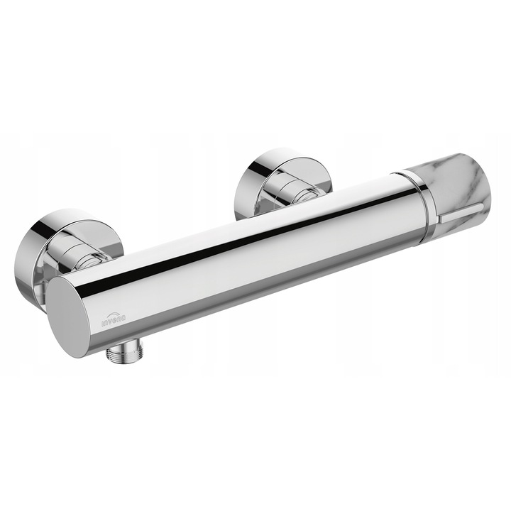 INVENA Gabro Plus zuhanycsaptelep, króm, 8,9x30x6,2cm, egykaros