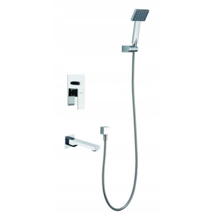 Blue Water TORONTO falba süllyesztett csaptelep szett, króm, 160mm, 150cm