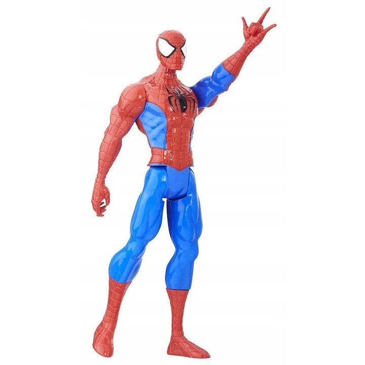 Фигурка Спайдърмен, Трансформърс, Titan Hero Series, 30 см, 5 точки на артикулация, пластмаса